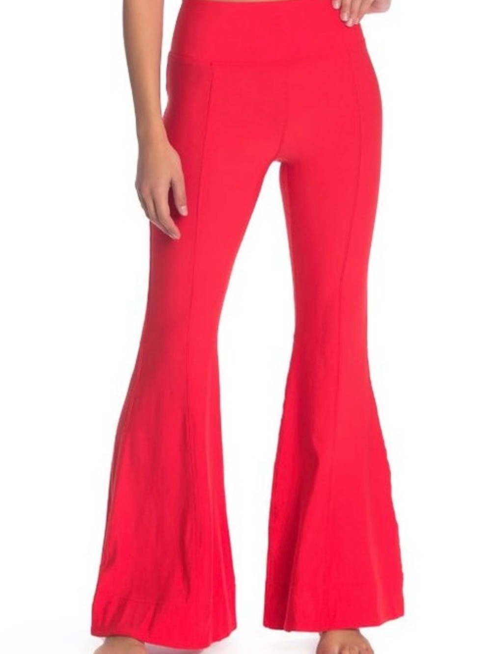FP Movement by Free People Red Flared Leggings